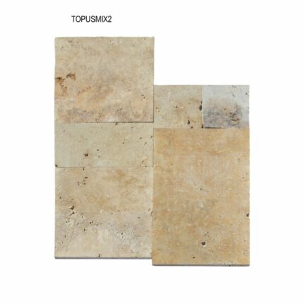 Carrelage en Travertin Mix 2 Opus 4 formats